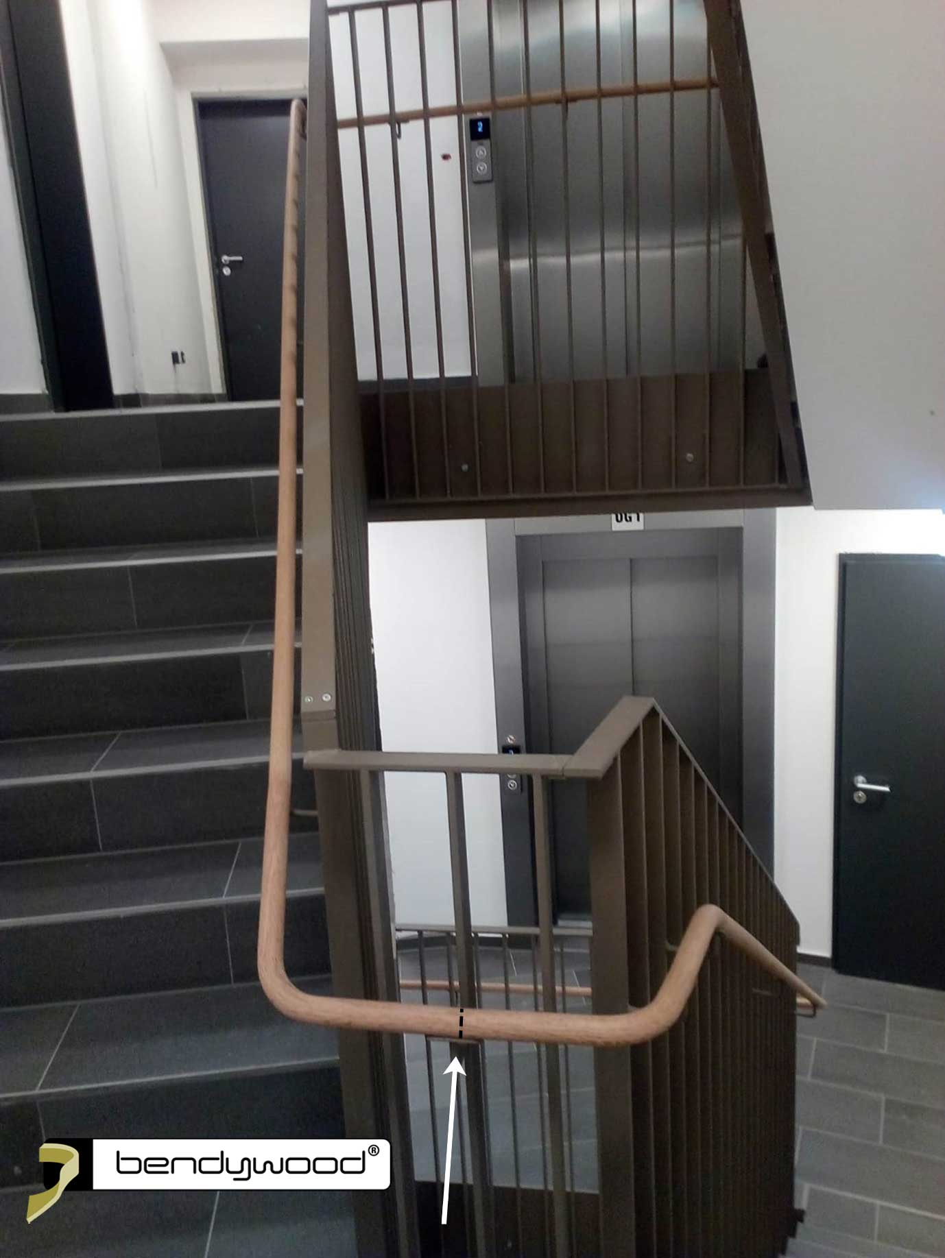 Double curved handrails 5