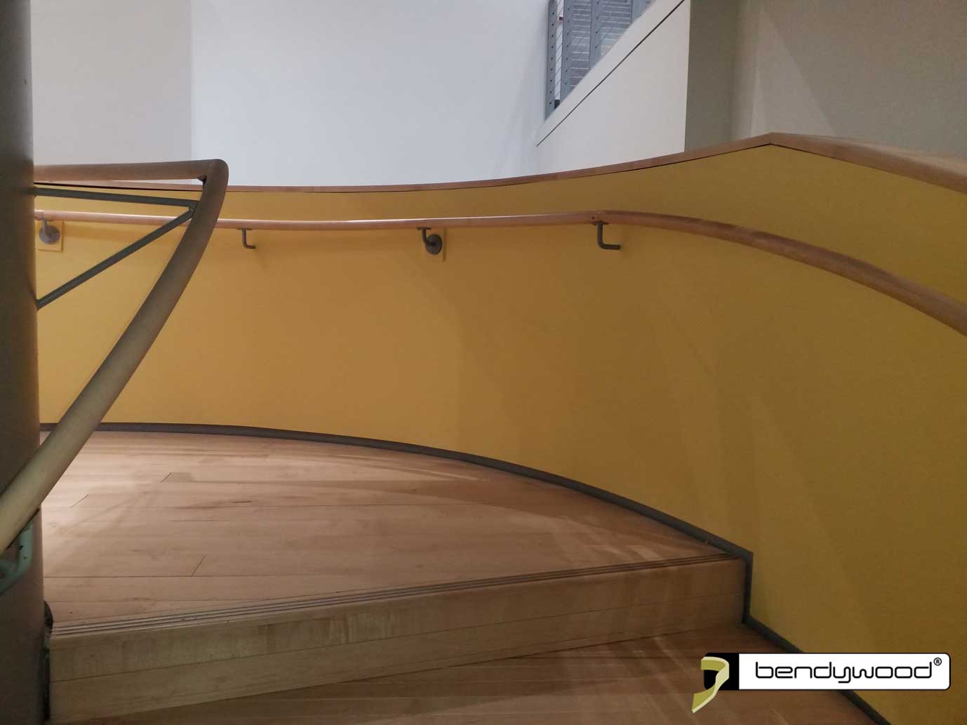 Main courante courbée érable ø40mm