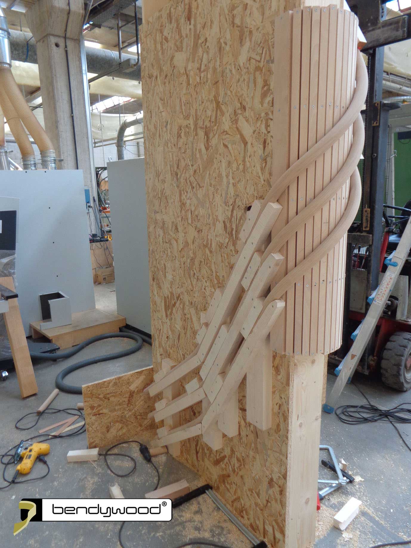 Mould for 3 inner handrails