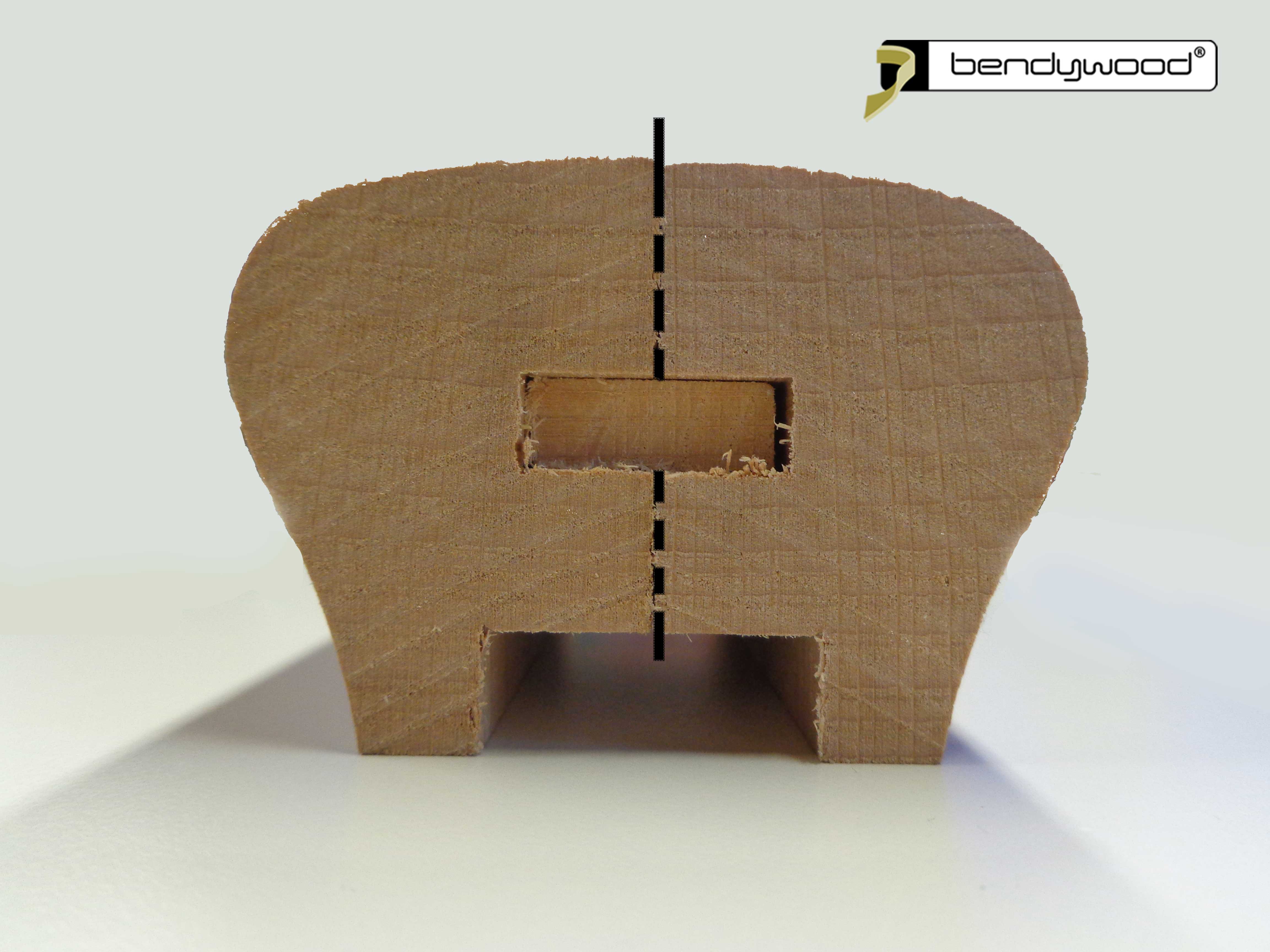 Elegante Lösung für gerade Geländer, mit Bendywood® - Handläufen möglich